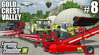 I MADE MILLIONS Filling BGA w/ 1.200.000 SILAGE | Gold Crest Valley 3.0 | #8 | Farming Simulator 25