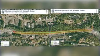 Crews begin daily reconstruction work on Manitou Springs street