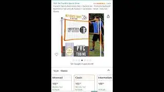 50 % off Franklin Sports Badminton Net + Rackets Set - Portable Backyard Badminton Set