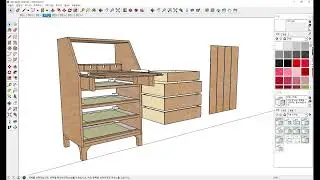 trailer video of making slant front desk