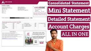 Axis Bank Account Statement Kaise Nikale 2021 | Axis Bank Account statement Download Pdf Format 2021