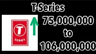 Every T-Series Milestones From 75 Million (and PewDiePie)