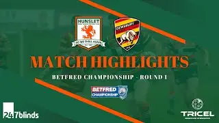 R1 Championship | Hunslet RLFC v Dewsbury Rams | Match Highlights 
