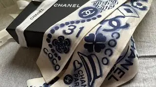 UNBOXING - CHANEL SILK TWILLY ON MINI FLAP BAG WITH HANDLE