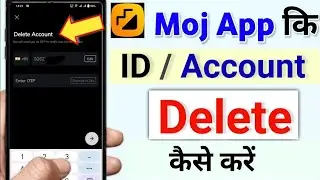 moj account delete kaise kare | how to delete moj account | moj id delete kaise kare