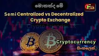 06. Semi-Centralized vs Decentralized Crypto Exchanges Explained Sinhala