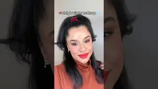 girly winter makeup tutorial 💄❄️ #shorts #makeuptutorial