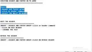 CLASS-V-COMP(HEADER AND FOOTER IN MS WORD)