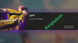 sorry server is not online yet. free fire sorry server is not online yet problem #freefire