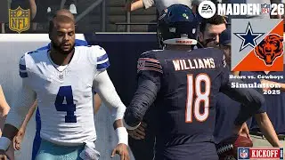 Madden 26 Chicago Bears vs. Dallas Cowboys WEEK 3 Simulation 2025 PS5 Game Play