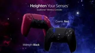 Midnight Black & Cosmic Red PS5 DualSense Unboxing.