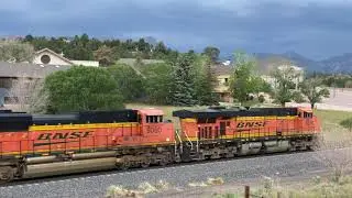 Massive BNSF Grain Train w/mid-train DPU's, Union Pacific, and more!