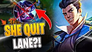 MADE MY LANER QUIT THE LANE COMPLETLY TO NEVER BE SEEN AGAIN