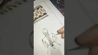 beautiful girl mehndi design 😍 #shahnaz_mehndi artist 🎭 #bridal mehndi #art