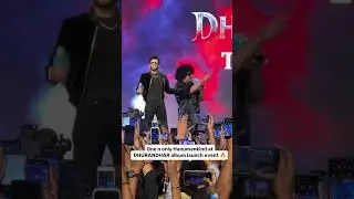 Hanumankind x Ranveer Singh at the Dhurandhar music launch &mdash;  pure fire on one stage🔥🎤