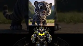 Super Cute Baby Tigers as Superheroes 🐯 | Captain America, Batman, Iron Man, Superman & Thanos |#dc