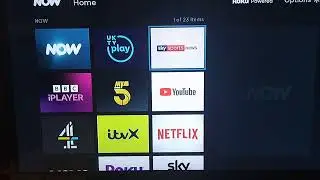Here is my Now TV menu on my TV! 📺 #NowTV #Menu #TV