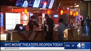NBC News - NYC Movie Theaters Reopen (March 5, 2021)