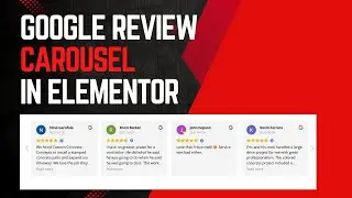 How to add Google Business Reviews carousel or slider in Elementor WordPress