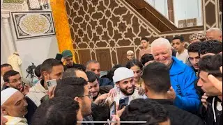 تهافت كبير على القارئ عبد العزيز سحيم بعد أول صلاة تراويح في جامع الجزائر هذا العام