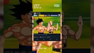 Goku vs Saitama Race Fan Animation ☠️#shortsfeed #viralvideo #shorts #viral #viralshorts