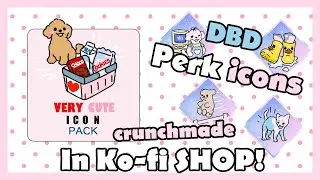 Very Cute Perk Icon Pack by crunchmade | Available in Ko-fi SHOP! 🌷 | Dead by Daylight