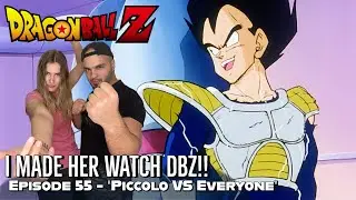 Making My Girlfriend Watch Dragon Ball Z - Episode 55 Reaction Video
