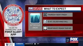 Bitter cold settles in Thursday, bringing icy roads to the mountains