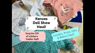 Amazing Kansas Doll Show Haul! Surprise Gift of a Reborn Toddler Doll!