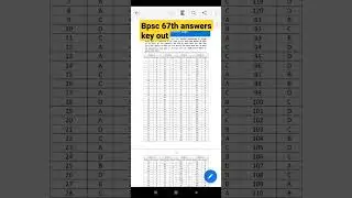 BPSC 67th  Provisional Answer Keys-General Studies&nbsp;&ndash; Booklet Series A, B, C, D. #bpsc #vlog