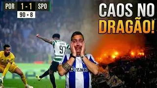 DRAMA NOS MINUTOS FINAIS! SPORTING MARCA NOS DESCONTOS E PORTO EMPATA!