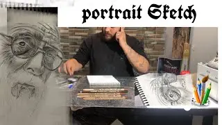 old Potrait Realstic pencil sketch || #drawing #art #artist #ytshorts #youtube 