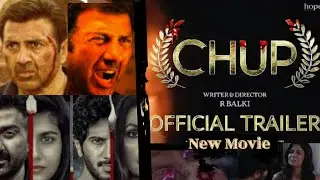 Chup Trailer | Chup Movie Trailer | Sunny Deol , Dulquer Salman , Shreya Dhanwanthary | Chup 23 Sept