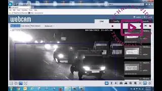 The night view of the TVT ANPR camera.