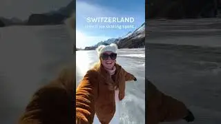 #iceskating in Switzerland is next level! #shorts #travelshorts #switzerland
