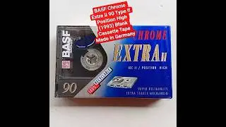 Kaset Kosong BASF Chrome Extra II 90 Type II Position High (1993)