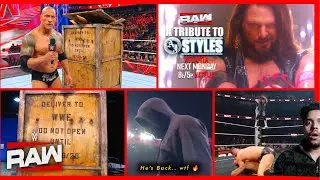 SECRET CRATE = The Rock 🔥 Mystery Man attacks Logan Paul | WWE Raw Highlights
