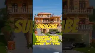modern India village house Design. full house tour video uploadedstay towatch#lowbudget#simpleliving