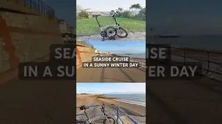 FULL STORY UP NOW. Cycling around eastbourne #cycling #bikevlog #eastbourne #shotoniphone #brompton