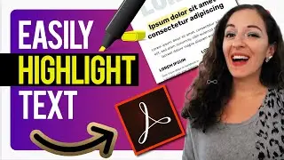 Как выделить текст в PDF-документе с помощью Adobe Acrobat Pro DC