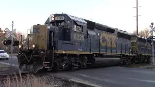 Full HD 60FPS: Conrail Shared Assets SA31 North on the Southern Secondary 12/20/19