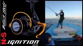 NS BLACK HOLE Saltwater Extreme Hi Gear Spinning Reel IGNITION
