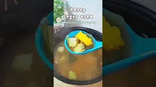 RESEP SAYUR ASEM IDE MENU SAHUR😋 #shorts #shortvideo #resepmasakan #idemenusahur #resepsayurasem