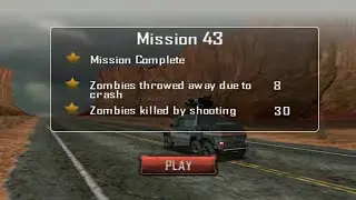 Zombie roadkill gameplay || mission 43 || hit and run gameplay.