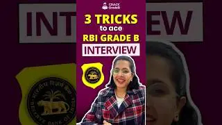 3 TRICKS to ACE RBI GRADE B Interview