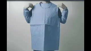 Disposable Isolation Gowns for Dental, Medical Use, Fluid-Resistant and Latex-Free Gowns