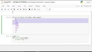 24. ESERCIZI FOR LOOPS (Corso BASE COMPLETO Python ITA 2021)