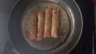 Making dynamite lumpia chicken flavor#food