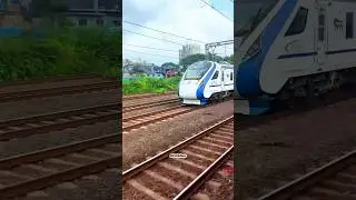 Compared to Indian diesel trains, electric trains are running at the speed of electricity 😱