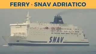 Arrival of ferry SNAV ADRIATICO in Split (SNAV)
